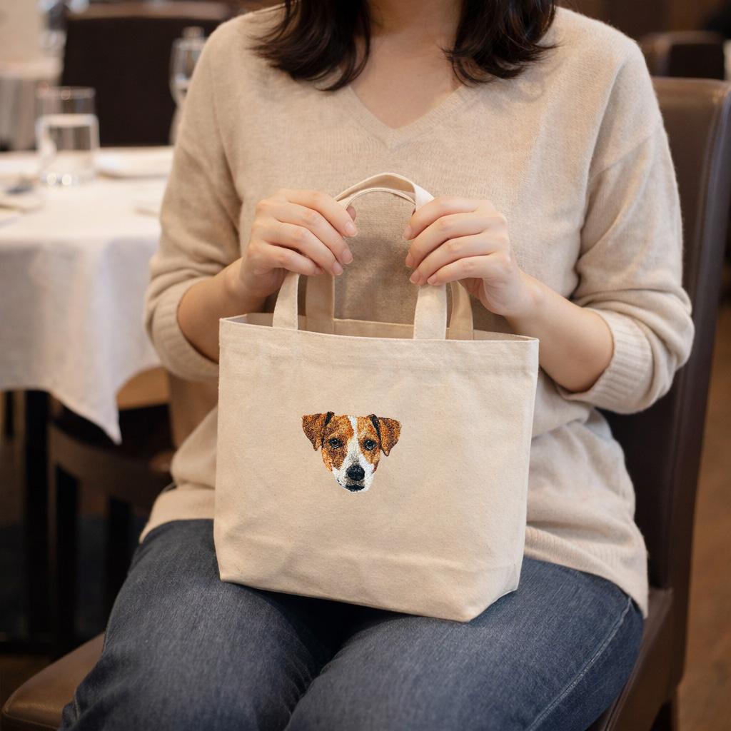 選べる犬のリアル刺繍バッグ｜うちの子みたいな刺繍｜名入れOK｜トート/ポーチ | 6枚目